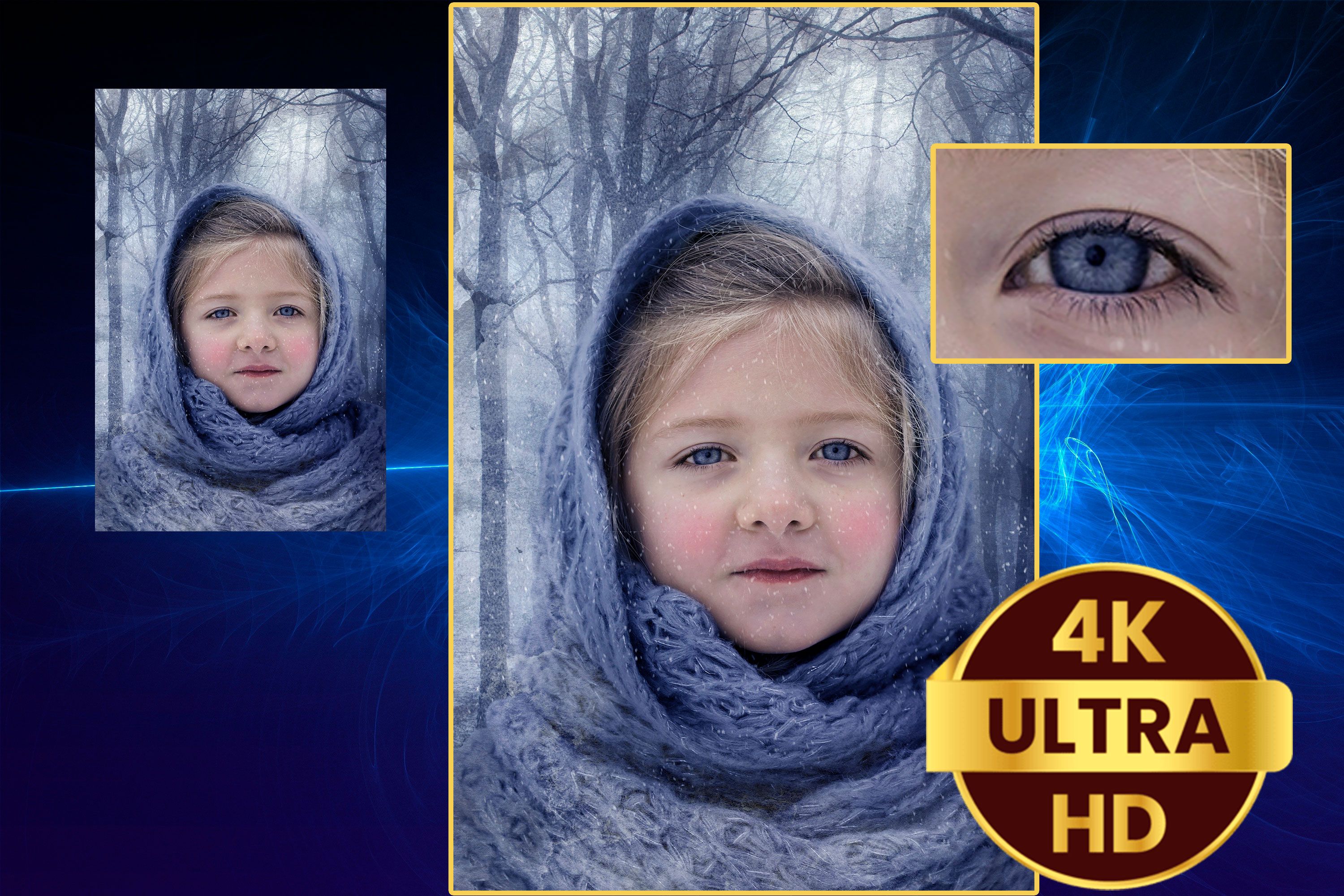 Convertir foto a Calidad Ultr HD - 4K..