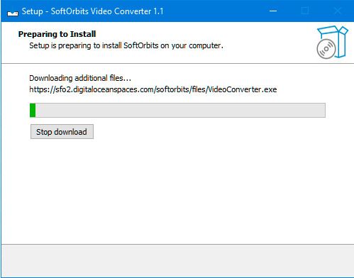 Instalar SoftOrbits Video Converter..